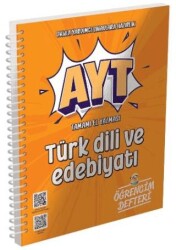 AYT Türk Dili ve Edebiyatı Öğrencim Defteri - 1