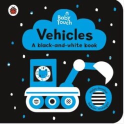 Baby Touch: Black and White Book- Vehicles - 1