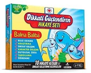 Balina Baliba ile Dikkatimizi Güçlendirelim 10 Kitap Takım - 1