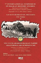 Balkan Tarihi Araştırmaları Cilt: 2 - 1