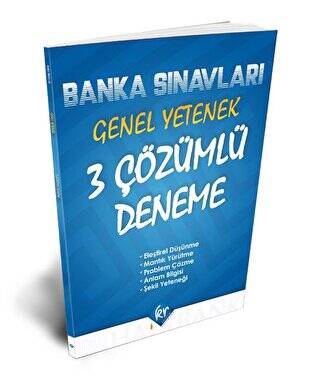 Banka Sınavları 3 Çözümlü Deneme - 1