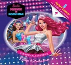 Barbie Prenses ve Rockstar Kamp Karmaşası - Çıkartmalı Eğlence - 1