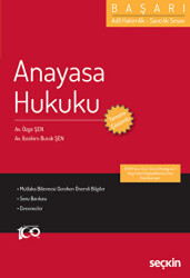 Başarı - Adli Hakimlik - Savcılık Sınavı Anayasa Hukuku - Tamamı Çözümlü - 1