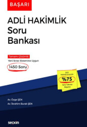 Başarı – Adli Hakimlik Soru Bankası - 1