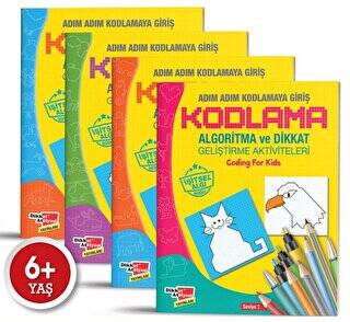 Algoritma Temelli Adım Adım Kodlama 4`lü Set - 1