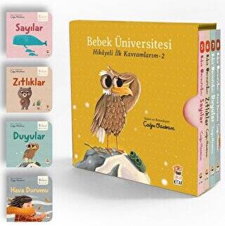 Bebek Üniversitesi 2 - Hikayeli İlk Kavramlarım Set 4 Kitap - 1