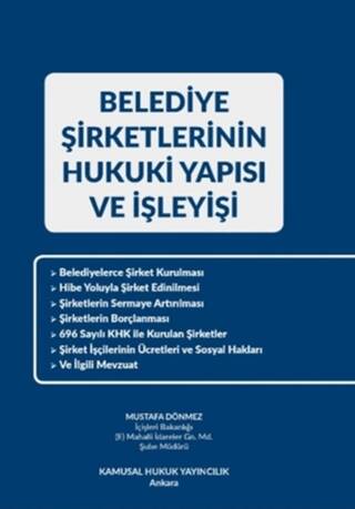 Belediye Şirketlerinin Hukuki Yapısı ve İşleyişi - 1