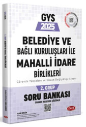 Belediye ve Bağlı Kuruluşları ile Mahalli İdare Birlikleri 2. Grup Soru Bankası - 1