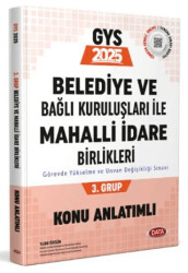 Belediye ve Bağlı Kuruluşları ile Mahalli İdare Birlikleri 3. Grup Konu Anlatımlı - 1