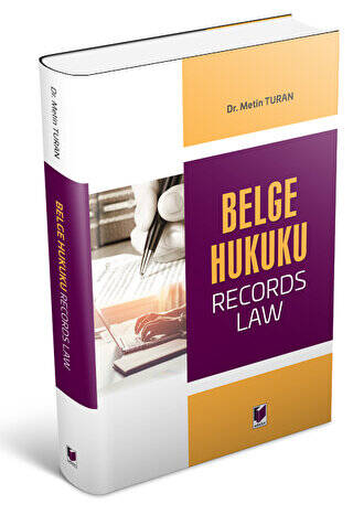 Belge Hukuku - 1