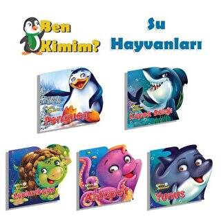 Ben Kimim Su Hayvanları Serisi 5 Kitap - Artenino Seti - 1