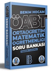 Benim Hocam 2023 ÖABT Ortaöğretim Matematik Öğretmenliği Tamamı Çözümlü Soru Bankası - 1