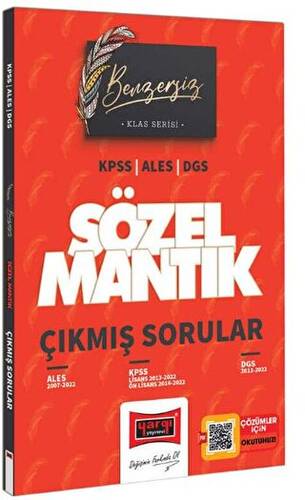 Benzersiz Sözel Mantık Çıkmış Sorular KPSS-ALES-DGS 2007-2022 - 1