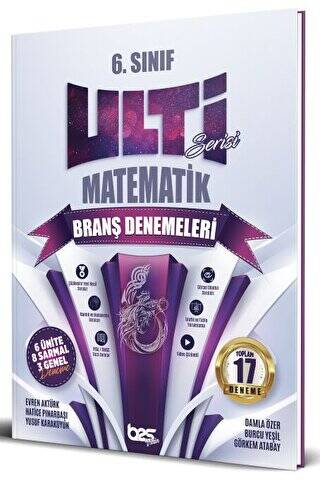 6. Sınıf Matematik Ulti Serisi Denemeleri - 1