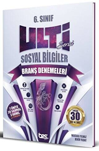 6. Sınıf Sosyal Bilgiler Ulti Serisi Denemeleri - 1