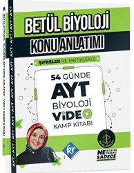 Betül Biyoloji Konu Anlatımı 54 Günde AYT Biyoloji Video Kamp Kitabı - 1