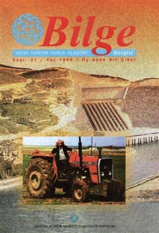 Bilge Dergisi Sayı: 21 - Yaz 1999 - 1