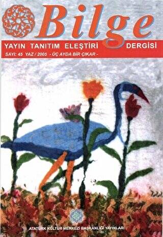 Bilge Dergisi Sayı: 45 - Yaz 2005 - 1