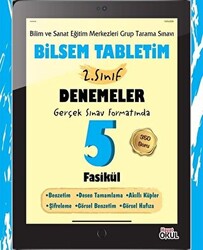 Bilsem Tabletim 2. Sınıf Denemeler 5 Fasikül - 1