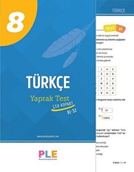 Birey PLE 8. Sınıf Türkçe 32 Yaprak Test - 1