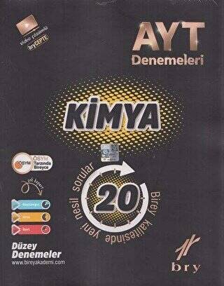 Birey Yayınları AYT Kimya 20 Deneme - 1