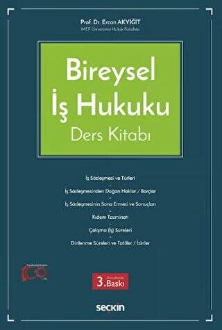 Bireysel İş Hukuku Ders Kitabı - 1