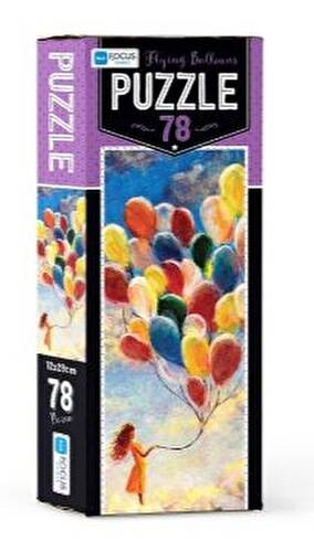 Blue Focus Flying Balloons 78 Parça Puzzle - 1