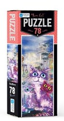 Blue Focus Mom Cat 78 Parça Puzzle - 1