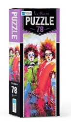 Blue Focus Two Clowns 78 Parça Puzzle - 1