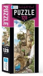 Blue Focus Waterfall Street 128 Parça Puzzle - 1