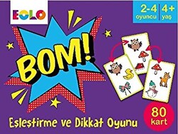 Bom! - Eşleştirme ve Dikkat Oyunu 80 Kart - 1