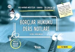 Borçlar Hukuku Ders Notları - Genel Hükümler - 1