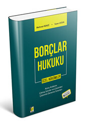 Borçlar Hukuku Özel Hükümler - 1