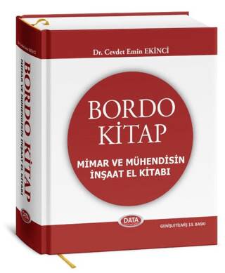 Bordo Kitap Mimar ve Mühendisin İnşaat El Kitabı - 1