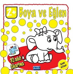 Boya ve Eğlen - Sarı Kitap - 32 Adet Çıkartma - 1