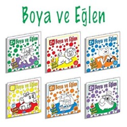 Boya ve Eğlen Seti - 6 Kitap Takım - 1