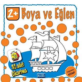 Boya ve Eğlen - Turuncu Kitap - 32 Adet Çıkartma - 1