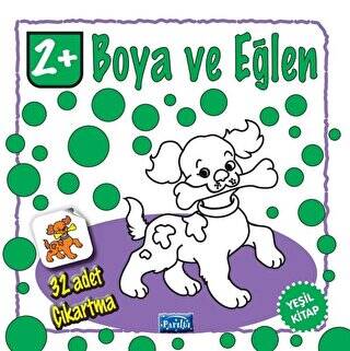 Boya ve Eğlen - Yeşil Kitap - 32 Adet Çıkartma - 1