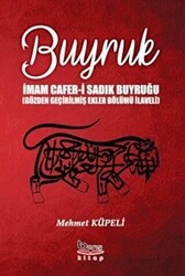 Buyruk - İmam Cafer-i Sadık Buyruğu - 1