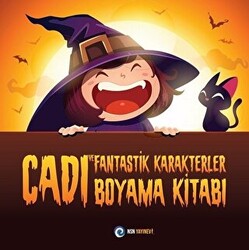 Cadı ve Fantastik Karakterler - Boyama Kitabı - 1