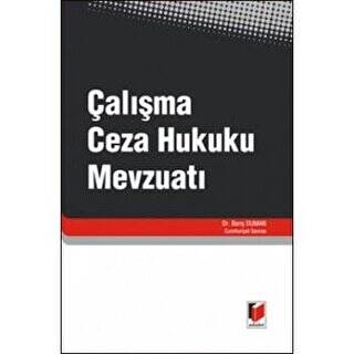 Çalışma Ceza Hukuku Mevzuatı - 1