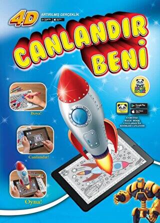 Canlandır Beni - Erkekler için Boyama Kitabı - 1