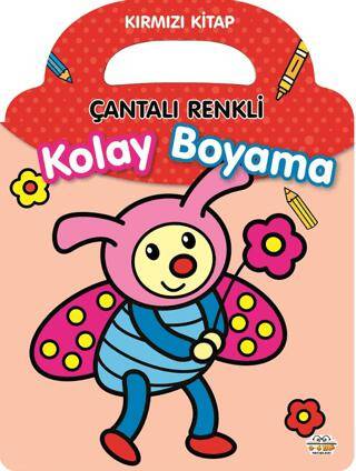 Çantalı Renkli Kolay Boyama- Kırmızı Kitap - 1