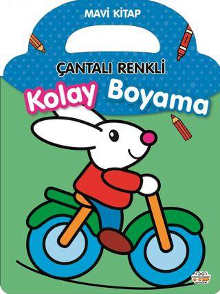 Çantalı Renkli Kolay Boyama- Mavi Kitap - 1