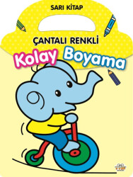 Çantalı Renkli Kolay Boyama- Sarı Kitap - 1