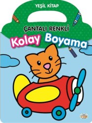 Çantalı Renkli Kolay Boyama- Yeşil Kitap - 1