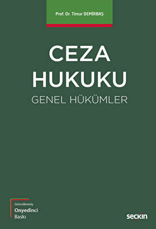 Ceza Hukuku Genel Hükümler - 1