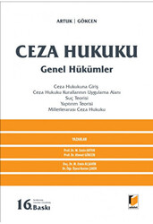 Ceza Hukuku Genel Hükümler - 1