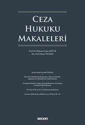 Ceza Hukuku Makaleleri - 1