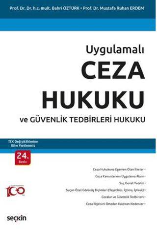 Ceza Hukuku ve Güvenlik Tedbirleri Hukuku - 1